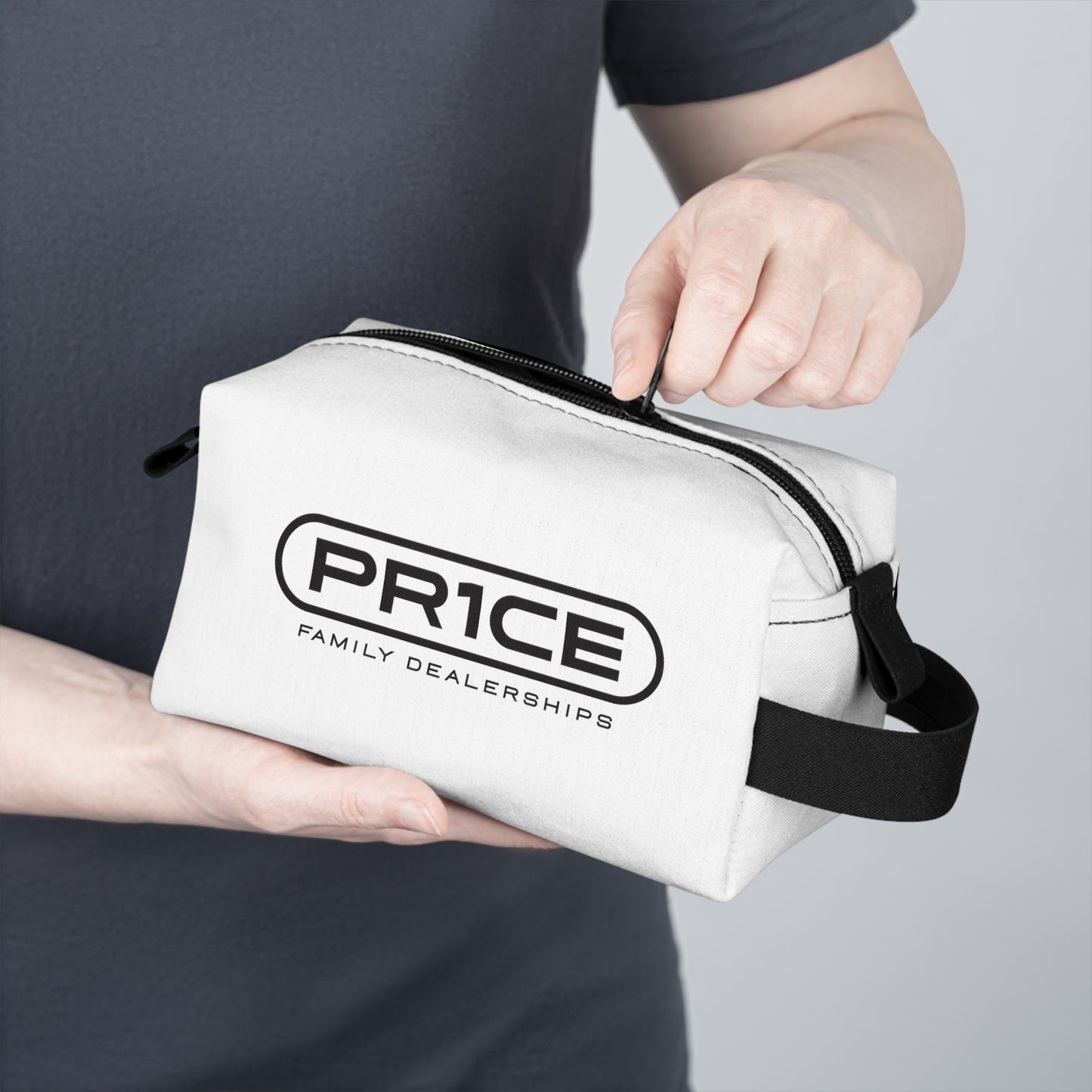 Price Toiletry Bag - White