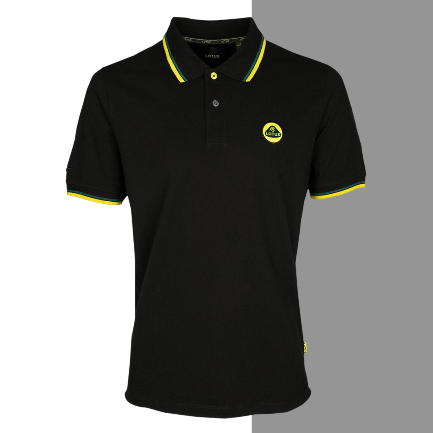 Lotus Black Polo Shirt